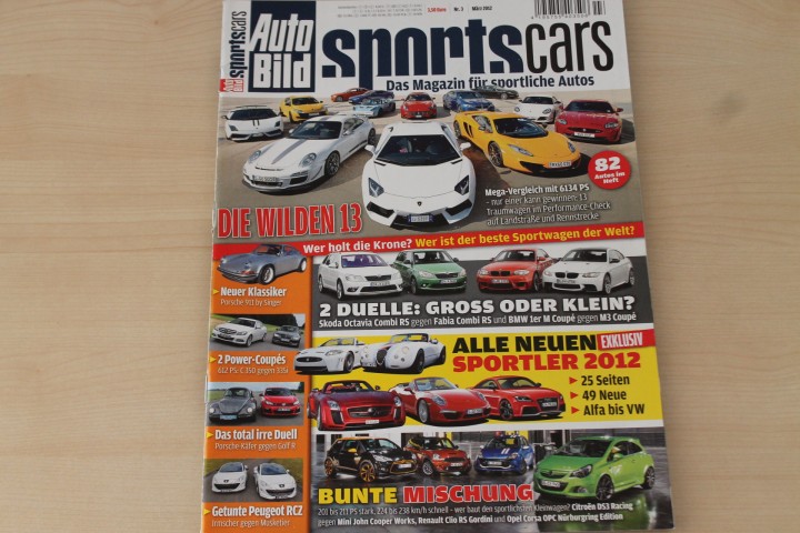 Auto Bild Sportscars 03/2012